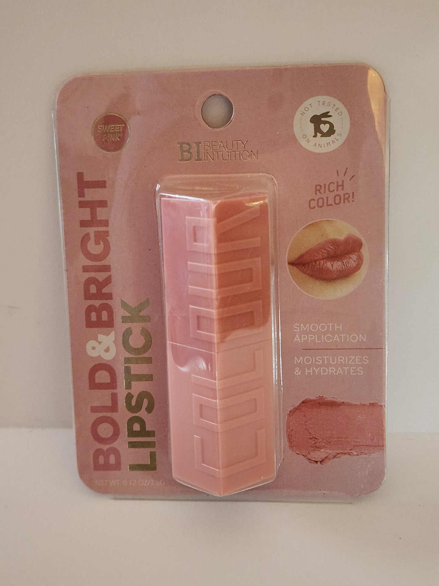 Beauty Intuitions Bold & Bright Lipstick-Sweet Pink