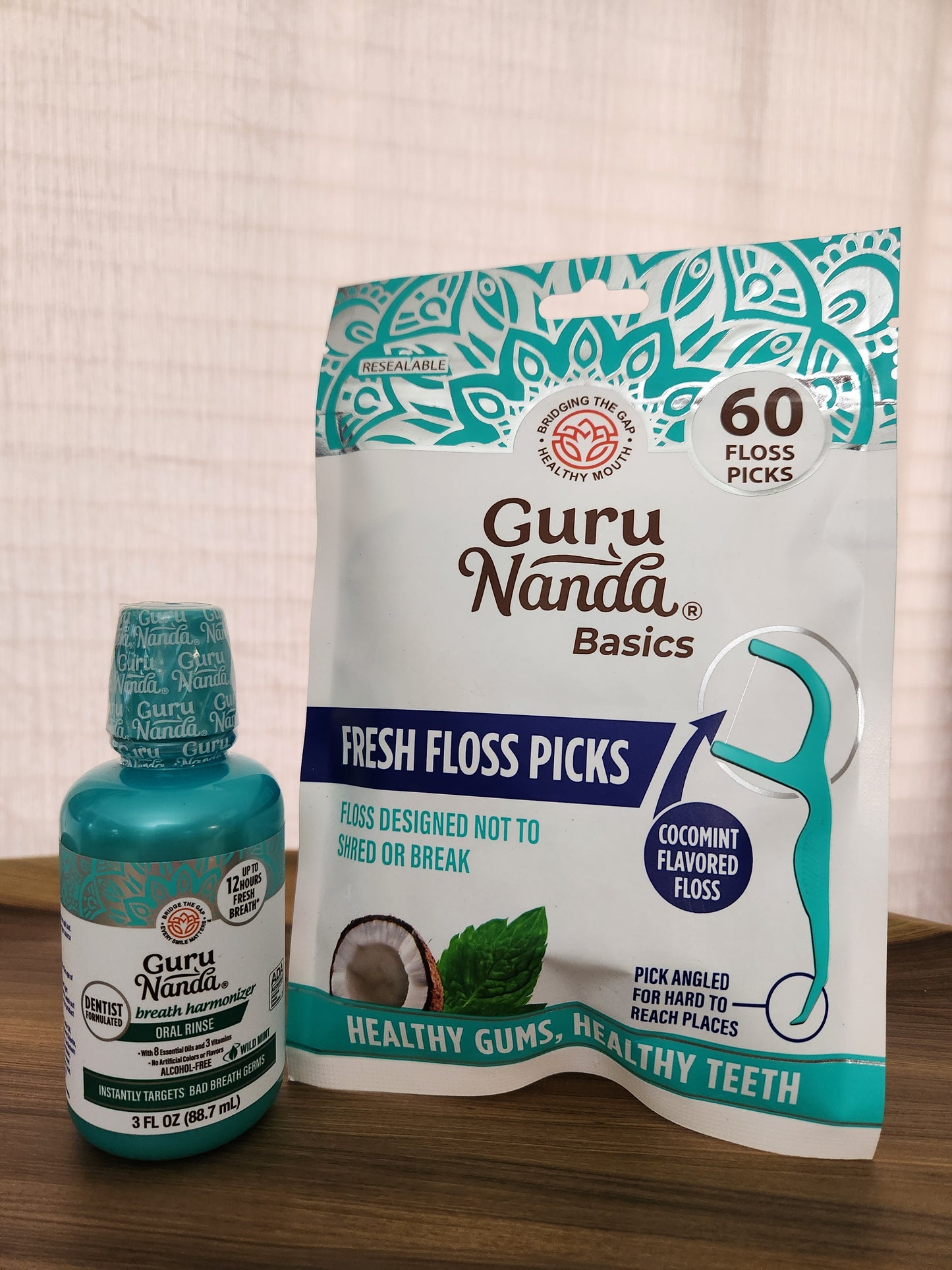 Guru Nanda Oral Rinse & Floss Kit