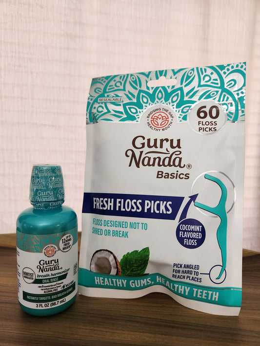 Guru Nanda Oral Rinse & Floss Kit