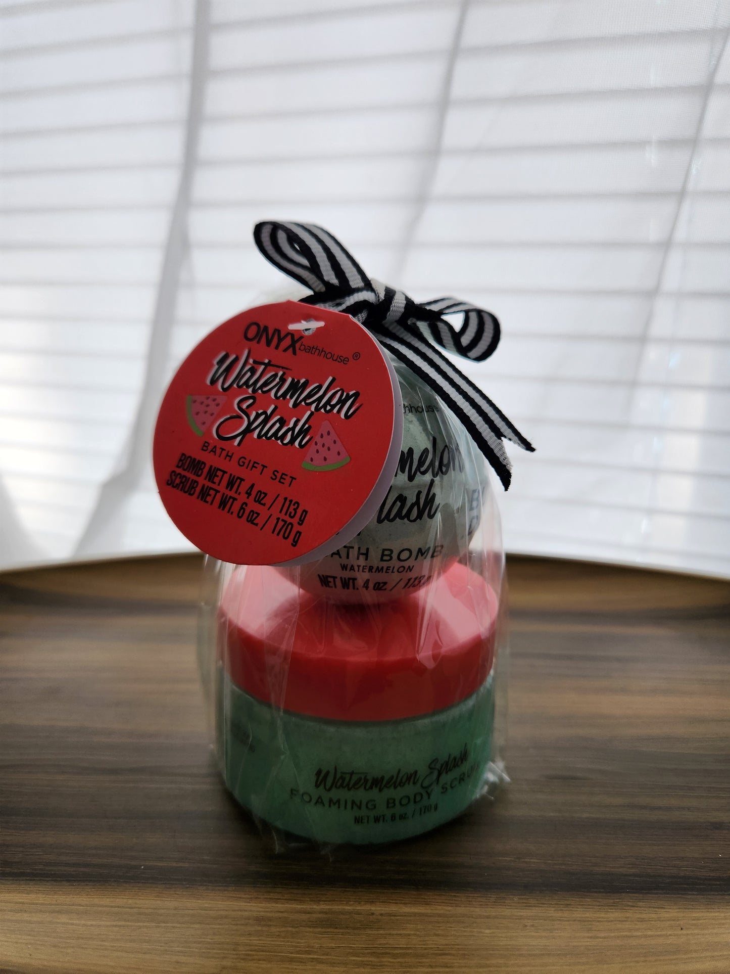 Onyx Bathhouse 2 pk Bath Bomb Set-Watermelon Splash