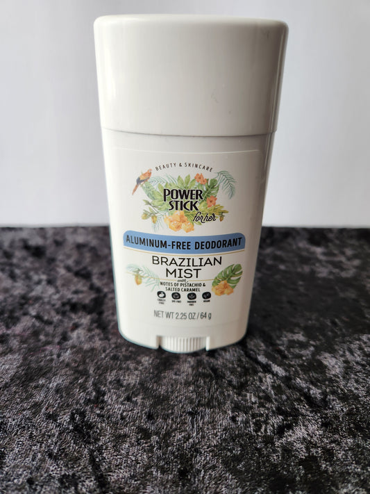 Power Stick for her Brazilian Mist Aluminum-Free Deodorant