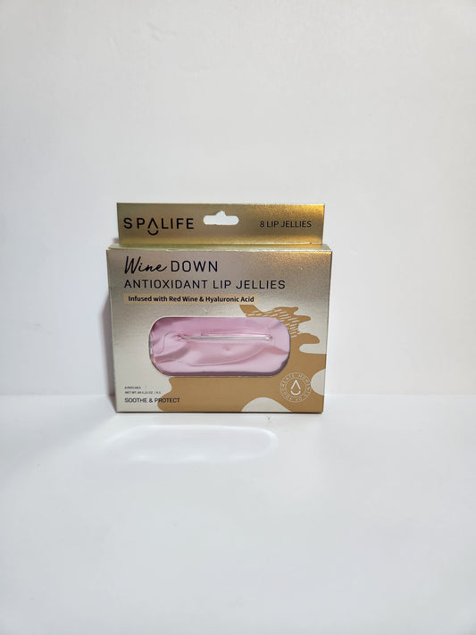 SpaLife Wine Down Antioxidant LipJellies-8pk