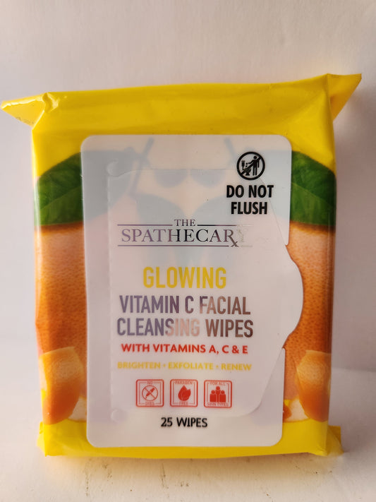 The Spathecary Glowing Vitamin C Facial Cleansing Wipes