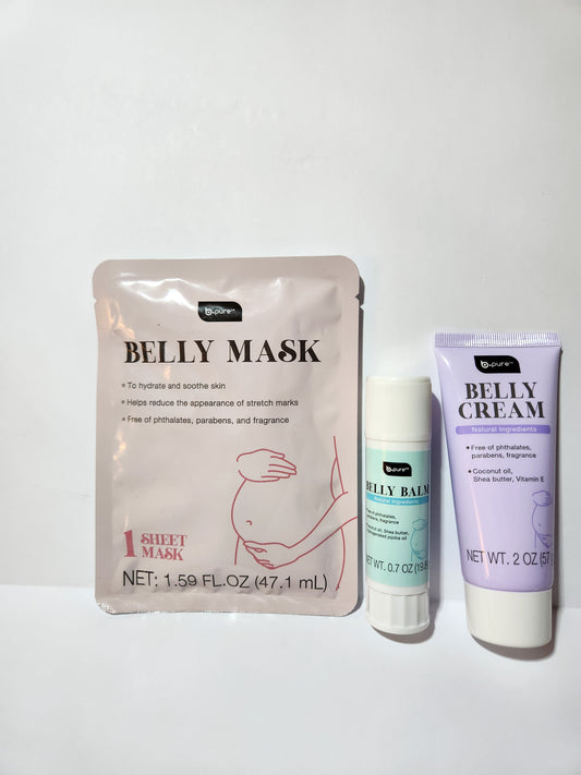 b pure Ultimate Pregnancy Collection-Cream, Balm & Mask